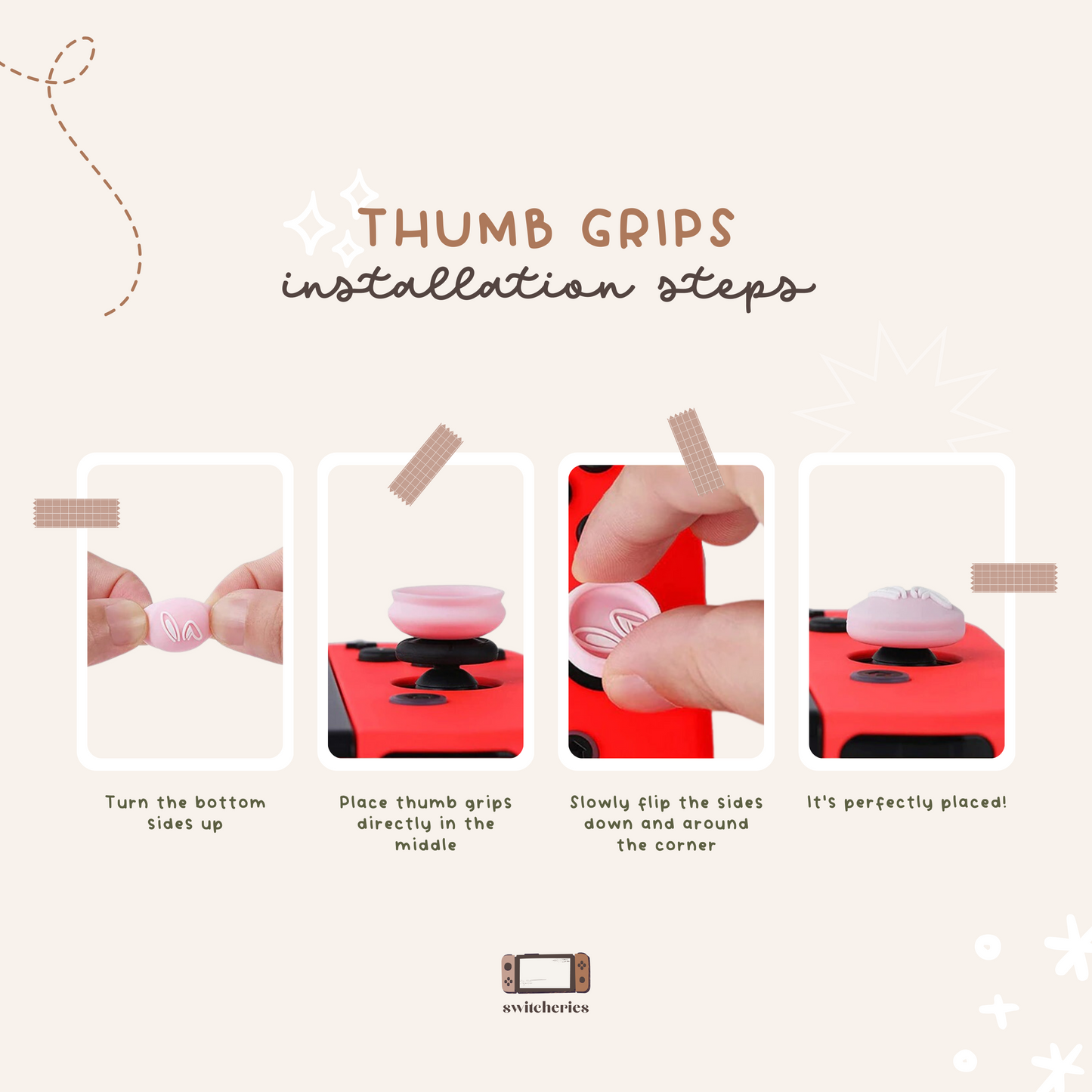 Cinnamoroll Thumb Grip - Switcheries