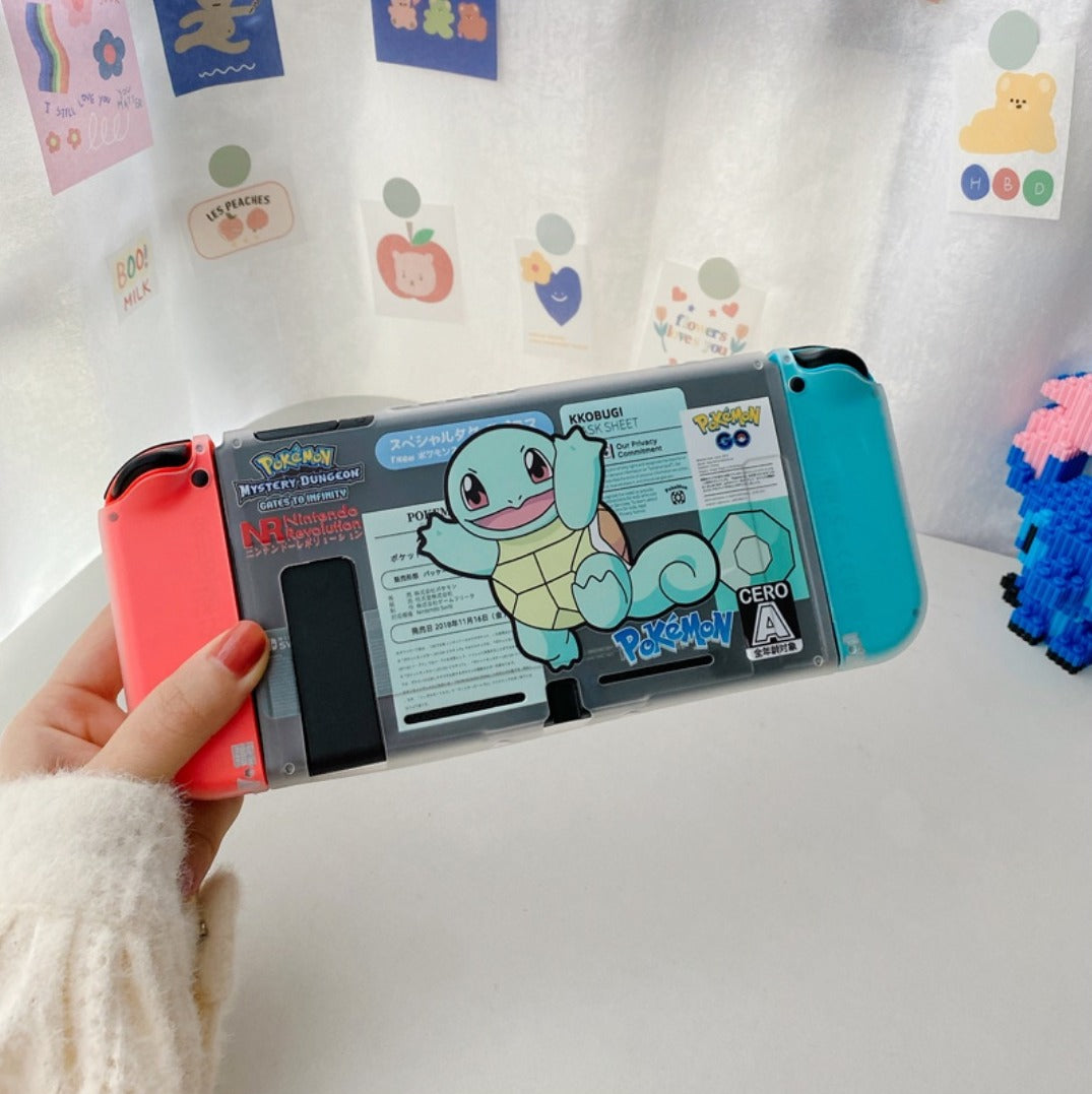 Warning Squirtle Transparent Case - Switcheries