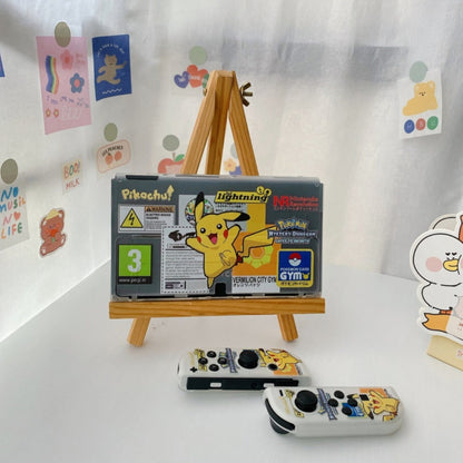 Warning Pikachu Transparent Case - Switcheries