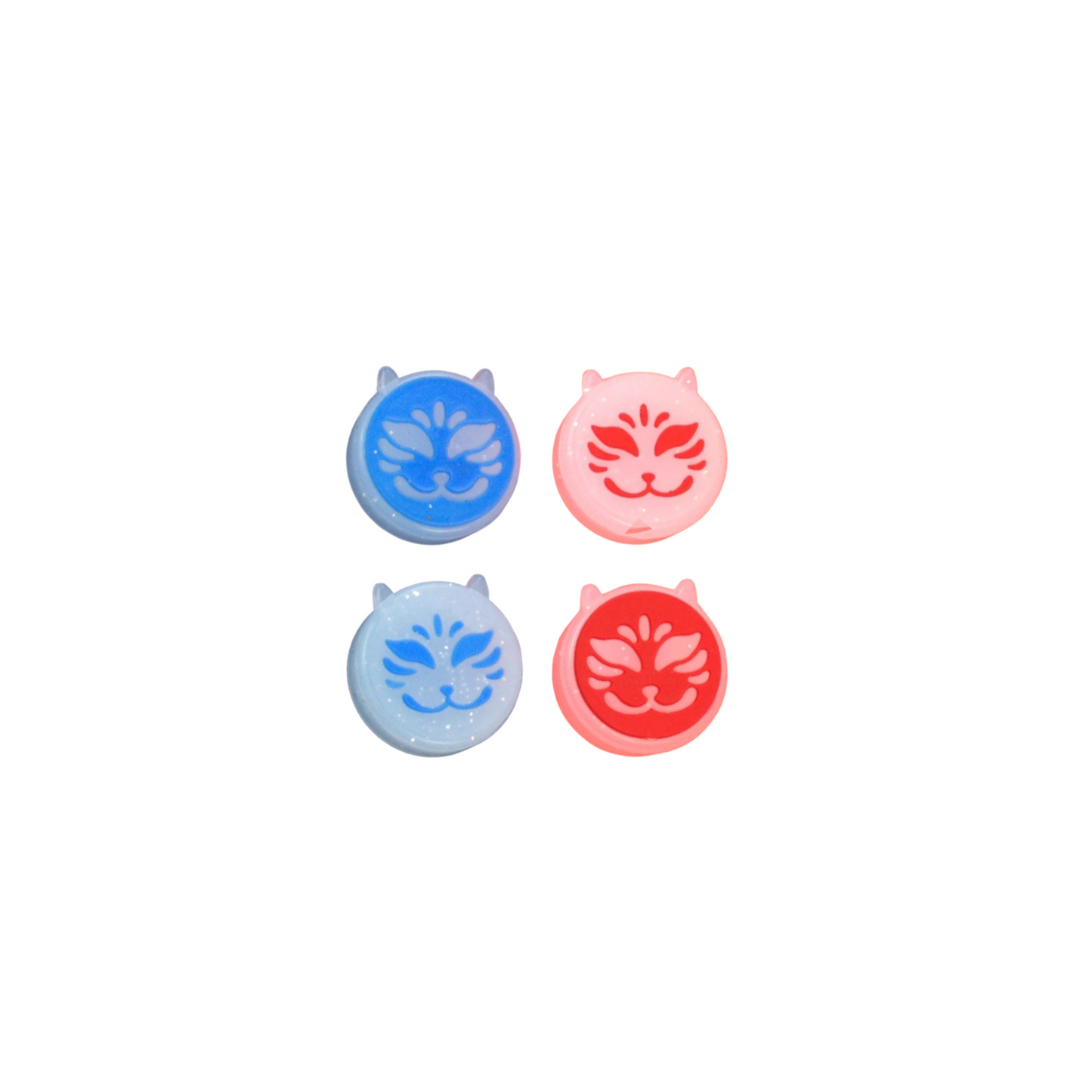 Kitsune Red & Blue Thumb Grip - Switcheries