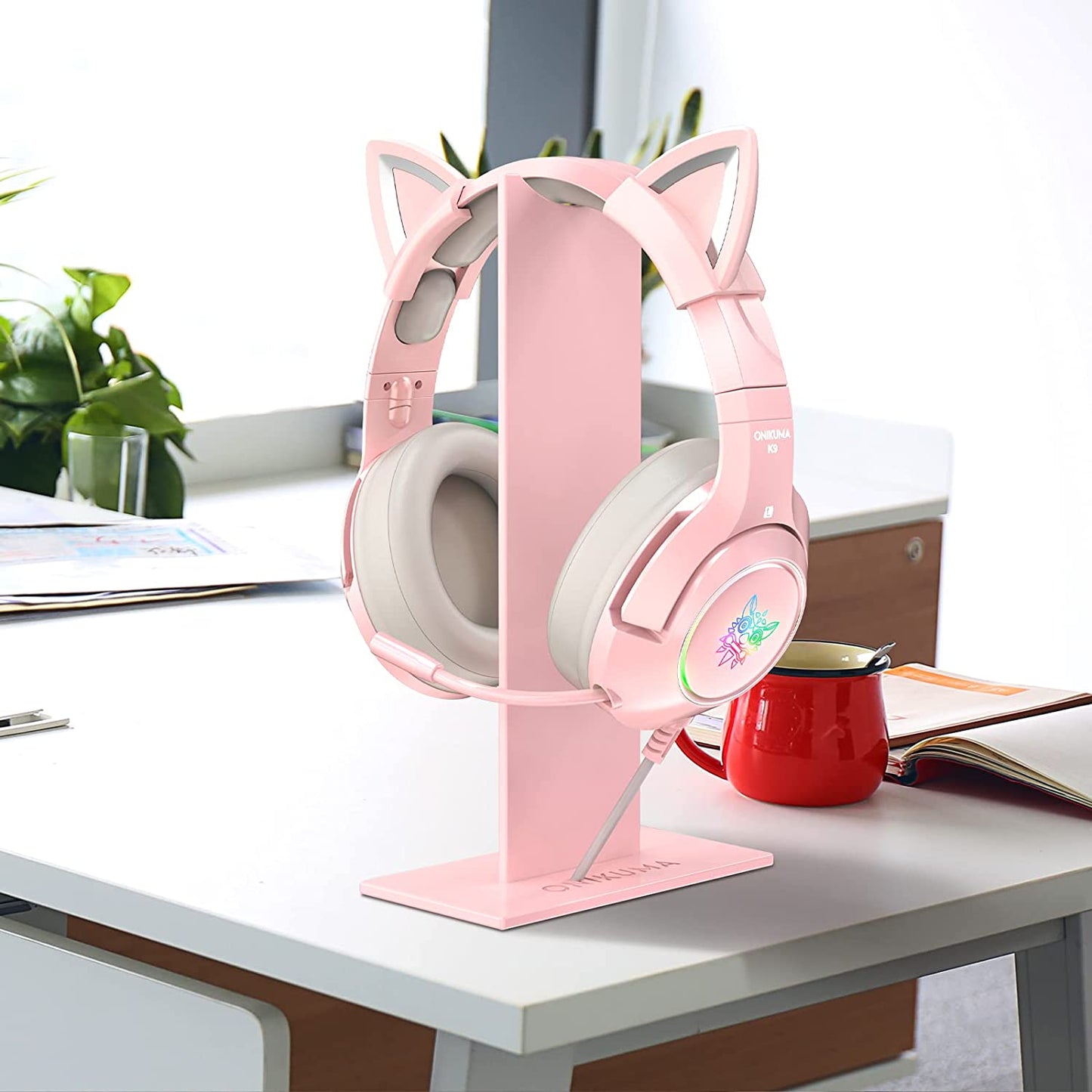 Pink Gaming Over-ear Headset Stand - Switcheries