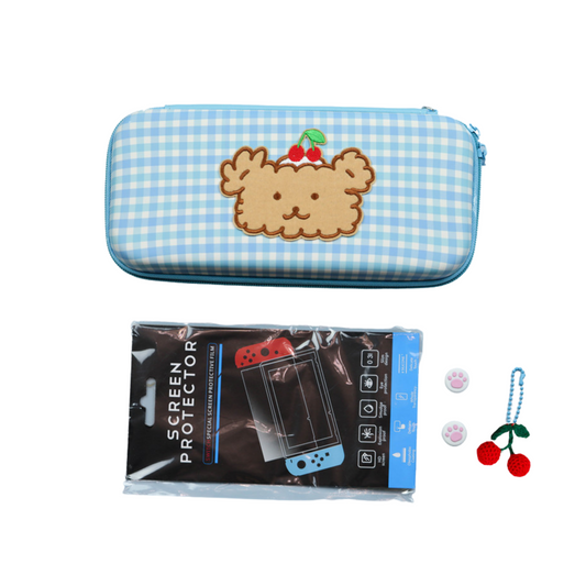 Bear Blue Gingham Pouch - Switch - Switcheries