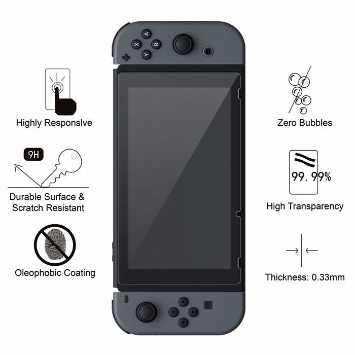 Tempered Film Glass Screen Protector - Switcheries