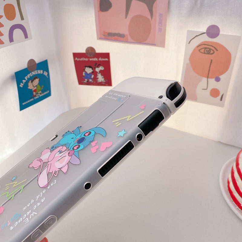 Switcheries  Stitch Transparent Case - Nintendo Switch OLED