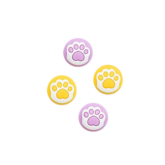 Pets Paw Thumb Grip - Purple Yellow - Switcheries
